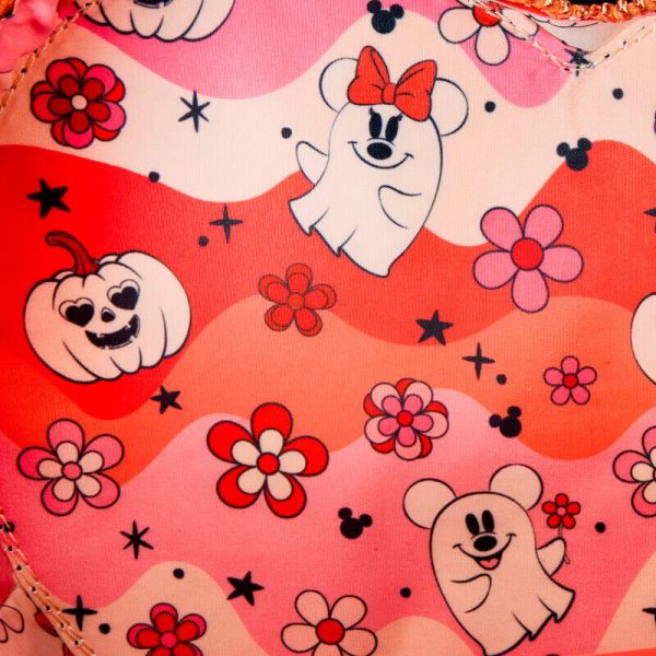 Bolso de hombro con diseño floral de Mickey & Minnie de Disney Loungefly - Imagen 4