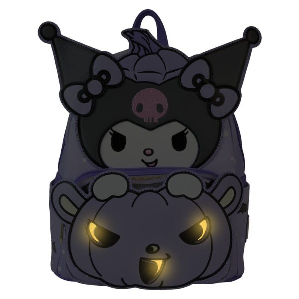 Mochila Pumpkin Kuromi Sanrio Loungefly - Imagen 2