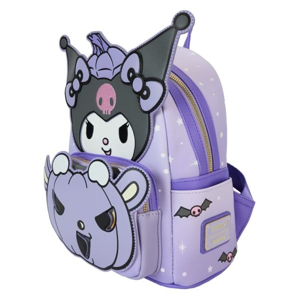 Mochila Pumpkin Kuromi Sanrio Loungefly - Imagen 3