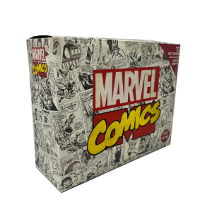 Caja de regalo con 12 pares de calcetines de Marvel en talla 40/46