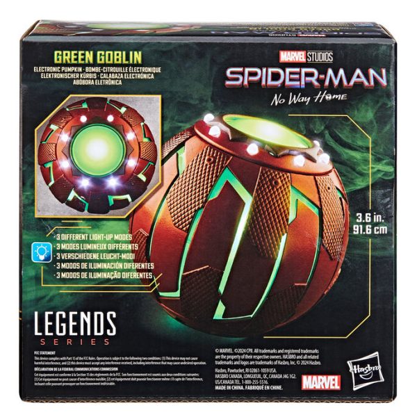 Calabaza Electrónica Edición Especial Spiderman No Way Home de Marvel - Duende Verde