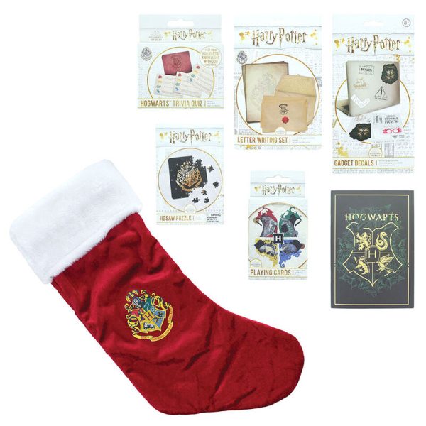 Calcetín de Navidad inspirado en Hogwarts de Harry Potter - Imagen 4