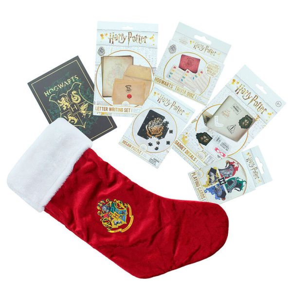 Calcetín de Navidad inspirado en Hogwarts de Harry Potter