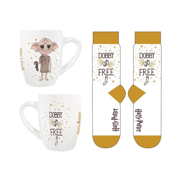 Set regalo con taza y calcetines Dobby Harry Potter - Imagen 2