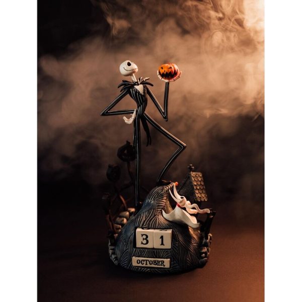 Calendario Perpetuo 3D Jack Skellington Pesadilla Antes de Navidad Disney - ¡Ideal para fans de Tim Burton!