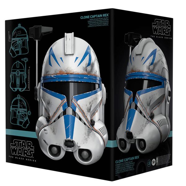 Clone Captain Rex Star Wars: Casco electrónico de alta calidad para fans - Imagen 6