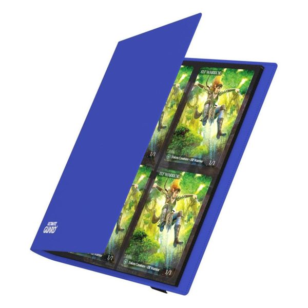 Carpeta para cartas de TCG Ultimate Guard Flexxfolio 160 con 8 bolsillos en color azul - ¡Organiza tus cartas con estilo! - Imagen 2