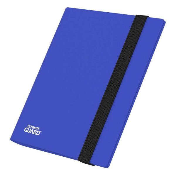Carpeta para cartas de TCG Ultimate Guard Flexxfolio 160 con 8 bolsillos en color azul - ¡Organiza tus cartas con estilo!