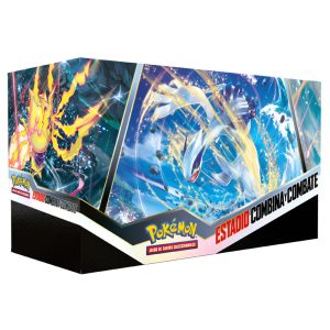 Estuche para Juego de Cartas Coleccionables de Pokemon en español - Combina y Combate en el Estadio de la Tempestad Plateada