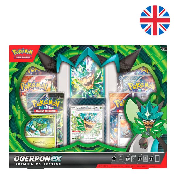Blister de cartas coleccionables Ogerpon Pokemon en idioma inglés: ¡Hazte con ellas ya!