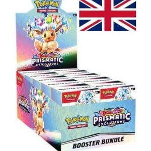 Pokémon Scarlet & Violet 8,5 Prismatic Evelutions Booster Bundle *INGLÉS*