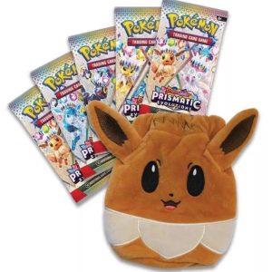 Juego de cartas coleccionables Pokémon en español con evoluciones prismáticas en blister