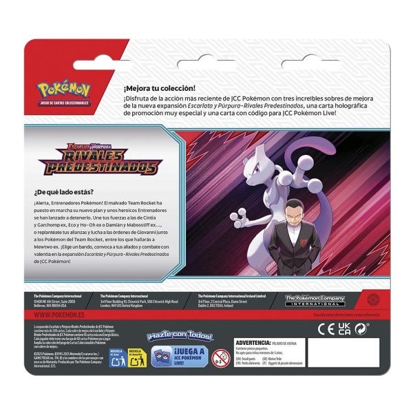 JUEGO DE CARTAS POKEMON TCG MAY 2025 PACK BLISTER ESPAÑOL - Imagen 3