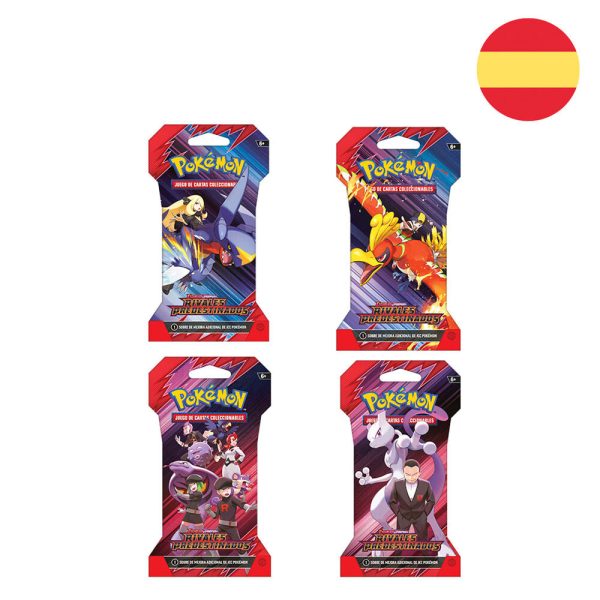 Pokemon Rivales Predestinados: Booster Sleeved de Cartas Coleccionables Surtido