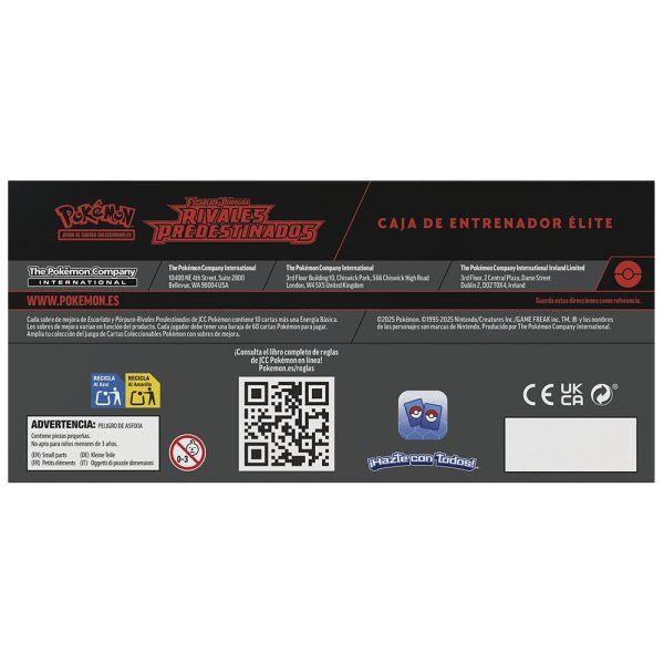 JUEGO DE CARTAS POKEMON TCG MAY 2025 ELITE TRAINER BOX ESPAÑOL - Imagen 3
