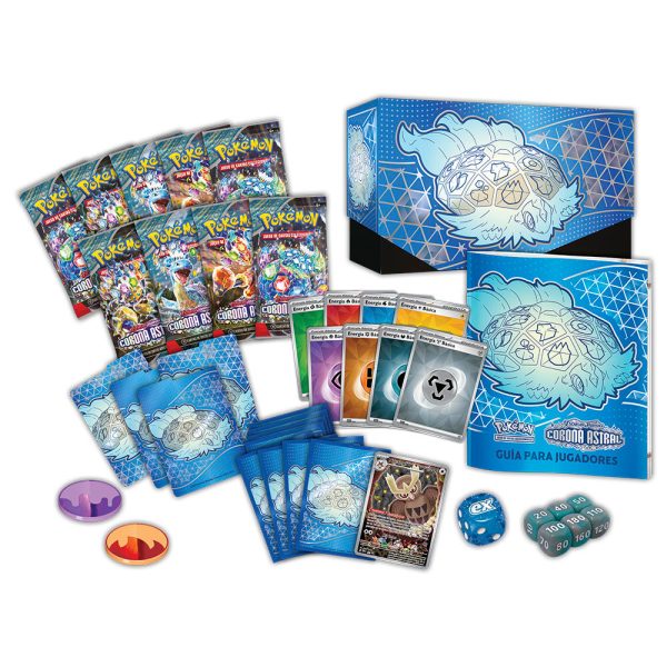 Estuche Pokémon en español: Entrenador Elite Corona Astral Escarlata y Púrpura - Imagen 3