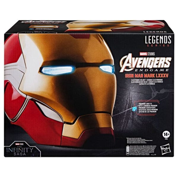 Helmet Iron Man Endgame - Los Vengadores Avengers Marvel con tecnología electrónica - Imagen 2