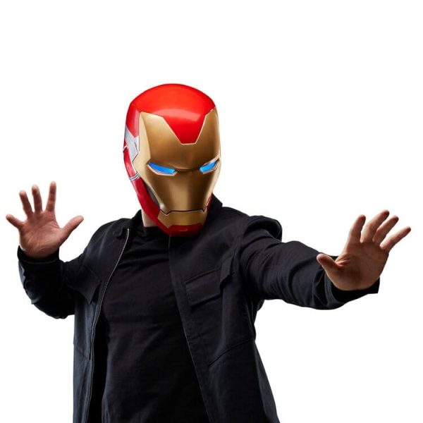 Helmet Iron Man Endgame - Los Vengadores Avengers Marvel con tecnología electrónica - Imagen 7