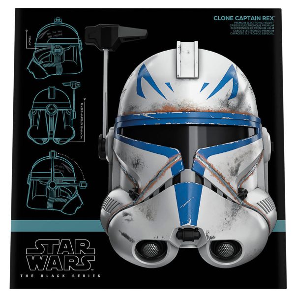 Clone Captain Rex Star Wars: Casco electrónico de alta calidad para fans