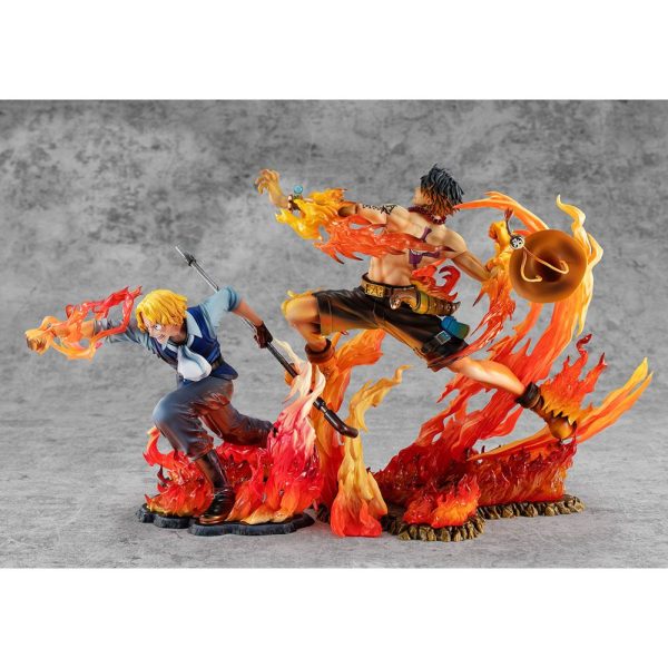 One Piece Estatua PVC Excellent Model P.O.P. Sabo Fire Fist Inheritance Limited Edition 15 cm - Imagen 11