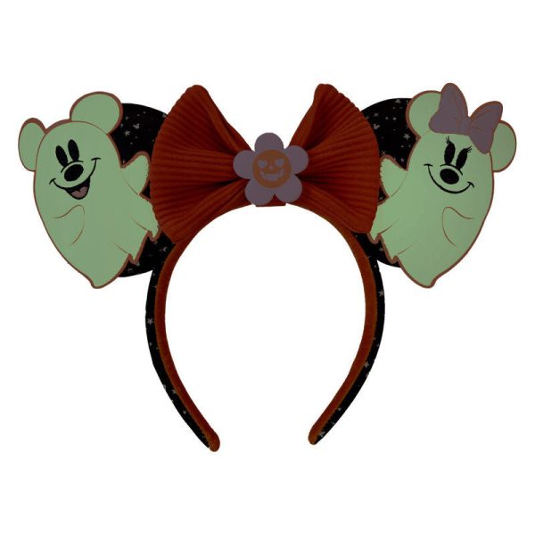 Diadema con diseño floral de orejas de Mickey y Minnie de Disney: ¡un accesorio encantador para tu look! - Imagen 2