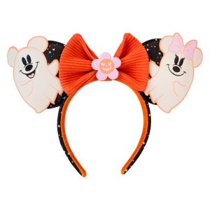Diadema con diseño floral de orejas de Mickey y Minnie de Disney: ¡un accesorio encantador para tu look!