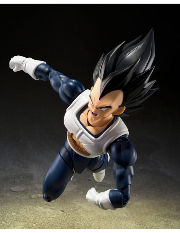 SH Figuarts Vegeta Old Battle Clothes Dragon Ball Z 14cm - Imagen 5