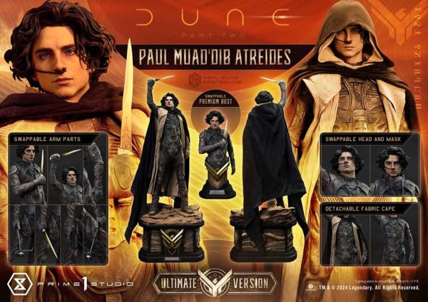 Estatua de Paul Atreides en Dune: Part Two - Serie Elite Masterline 1/3 Edición Ultimate de 90 cm - Imagen 7