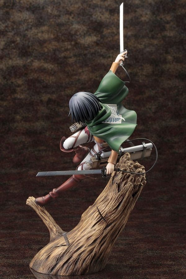 Figura Mikasa Ackerman Attack on Titan Estatua Artfxj 1/8 Renewal Package Ver. 35 CM - Imagen 9