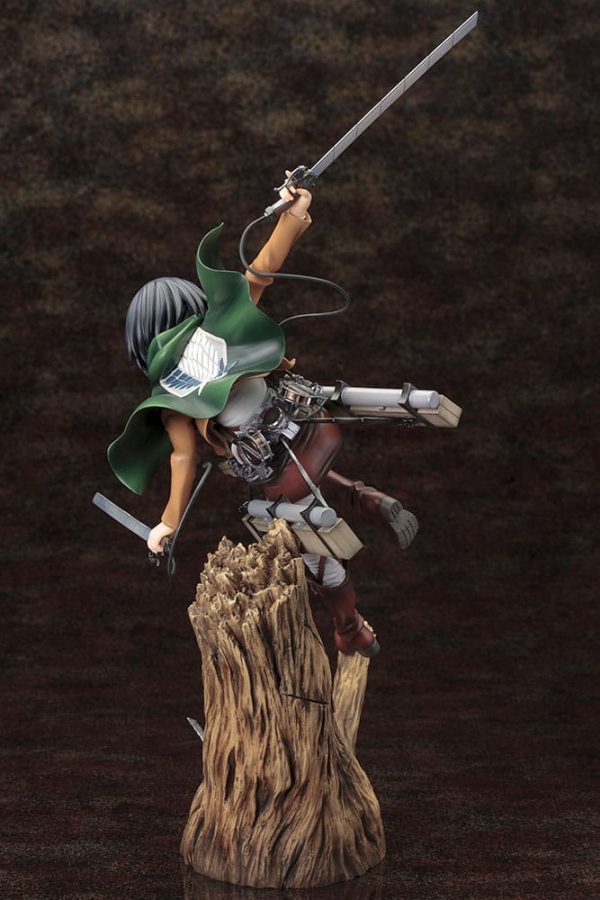 Figura Mikasa Ackerman Attack on Titan Estatua Artfxj 1/8 Renewal Package Ver. 35 CM - Imagen 8