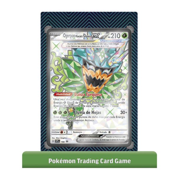 Estuche para juego de cartas coleccionables Ogerpon EX Pokemon en español: ¡hazte con él ahora! - Imagen 2