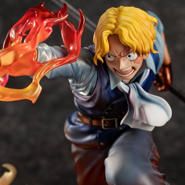 One Piece Estatua PVC Excellent Model P.O.P. Sabo Fire Fist Inheritance Limited Edition 15 cm - Imagen 5