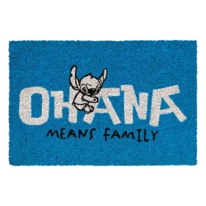 Felpudo Disney con diseño de Stitch de la familia Ohana