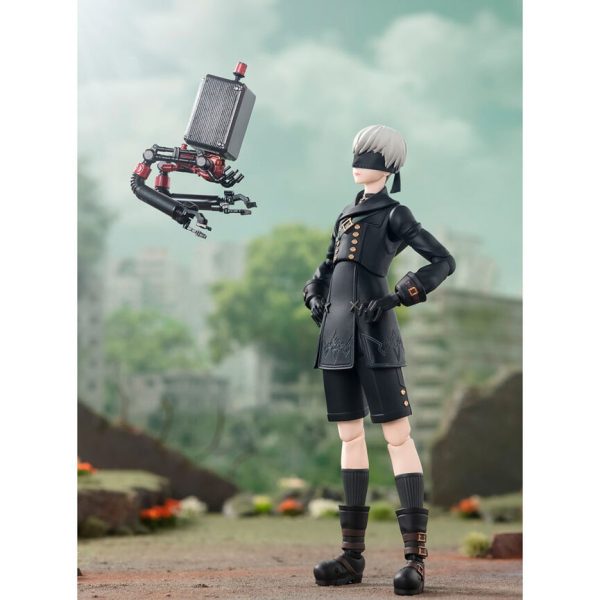 Figura S.H. Figuarts Nier Automata 9S de 14,5 cm - ¡Increíble colección para fans! - Imagen 2