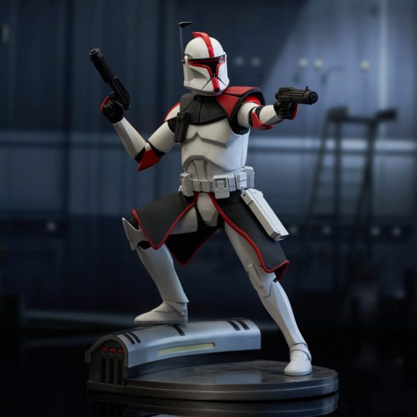 Star Wars: The Clone Wars Estatua Premier Collection 1/7 Captain Fordo 28 cm - Imagen 3