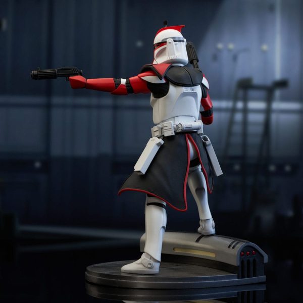 Star Wars: The Clone Wars Estatua Premier Collection 1/7 Captain Fordo 28 cm - Imagen 4