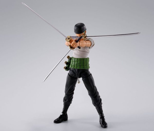 One Piece Figura S.H.Figuarts Roronoa Zoro Romance Dawn Ver. 15 cm - Imagen 4