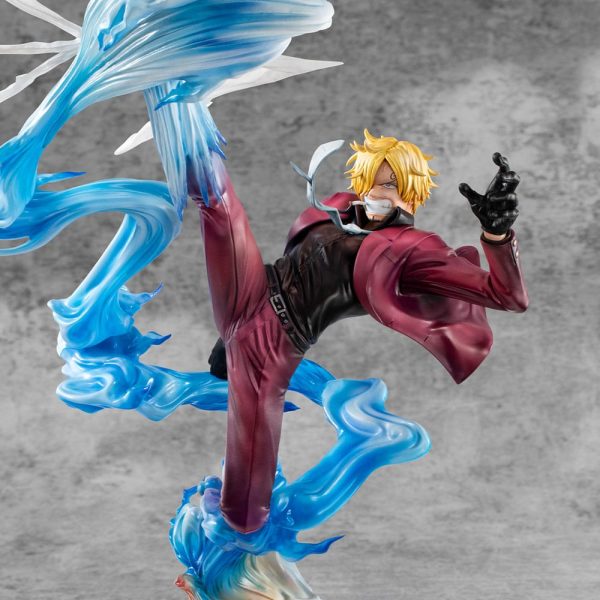 Figura One Piece Estatua PVC Portrait Of Pirates K-MAXIMUM Sanji 30 cm - Imagen 2