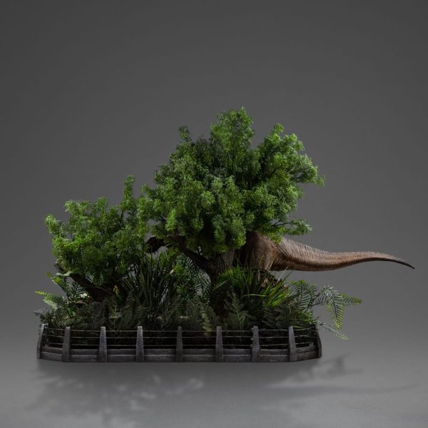 Figura Parque Jurásico Estatua 1/20 Demi Art Scale T-Rex Chase 30 cm - Imagen 6