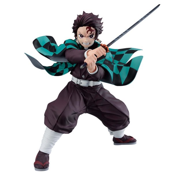 Figura de Tanjiro Kamado Upper en Kimetsu no Yaiba de Ichibansho - 18cm, ¡Colección de Demon Slayer!