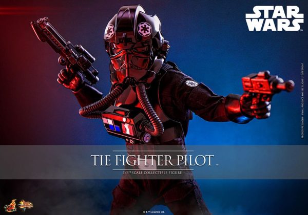 Figura Star Wars Movie Masterpiece TIE Fighter Pilot 1/6 - 30 cm - Imagen 2