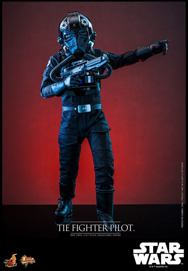 Figura Star Wars Movie Masterpiece TIE Fighter Pilot 1/6 - 30 cm - Imagen 3