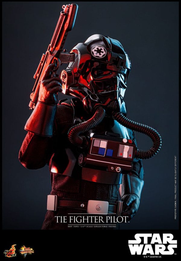 Figura Star Wars Movie Masterpiece TIE Fighter Pilot 1/6 - 30 cm - Imagen 5