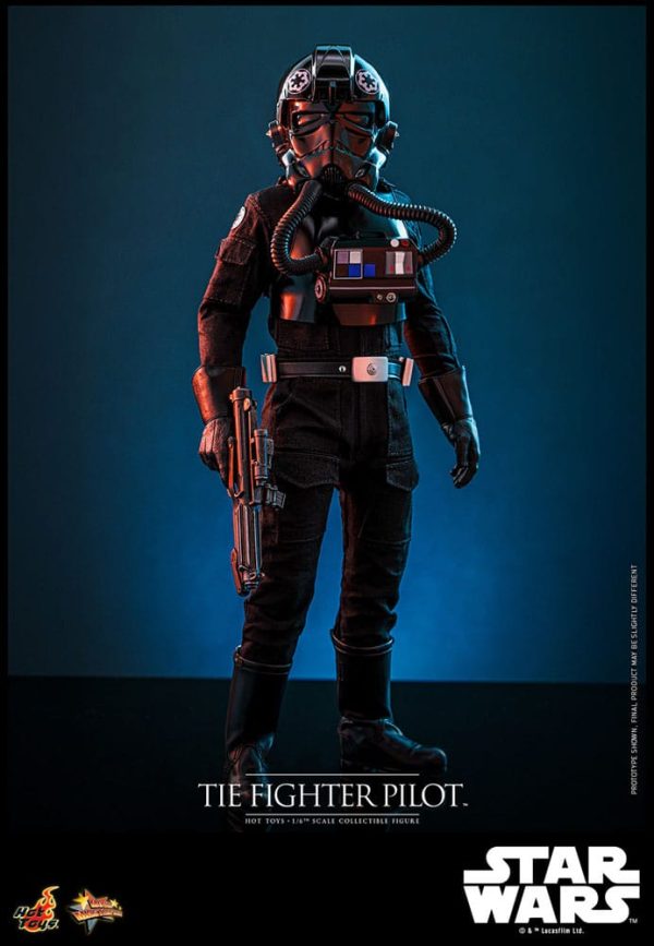 Figura Star Wars Movie Masterpiece TIE Fighter Pilot 1/6 - 30 cm - Imagen 6