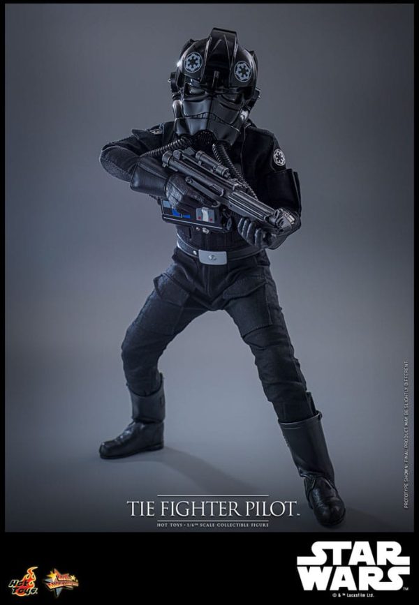 Figura Star Wars Movie Masterpiece TIE Fighter Pilot 1/6 - 30 cm - Imagen 7