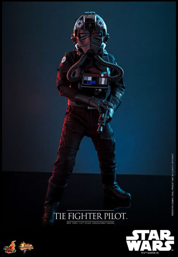 Figura Star Wars Movie Masterpiece TIE Fighter Pilot 1/6 - 30 cm - Imagen 8