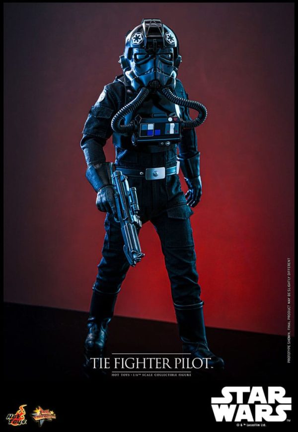 Figura Star Wars Movie Masterpiece TIE Fighter Pilot 1/6 - 30 cm - Imagen 9