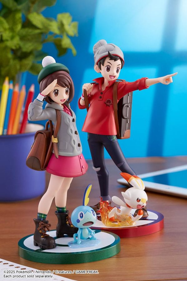 Figura Pokémon Estatua ARTFXJ PVC 1/8 Victor & Scorbunny 21 cm - Imagen 10