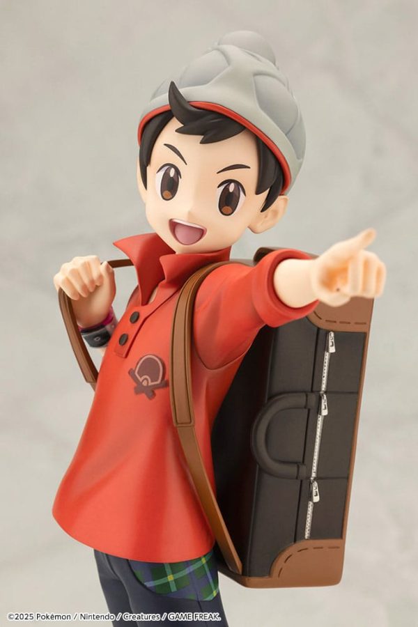 Figura Pokémon Estatua ARTFXJ PVC 1/8 Victor & Scorbunny 21 cm - Imagen 5