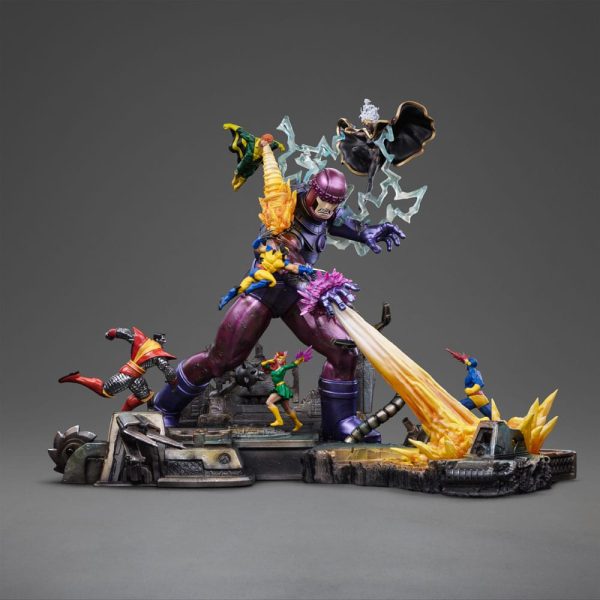 Figura Marvel Estatua 1/20 Demi Art Scale X-Men Danger Room Diorama A 42 cm - Imagen 3